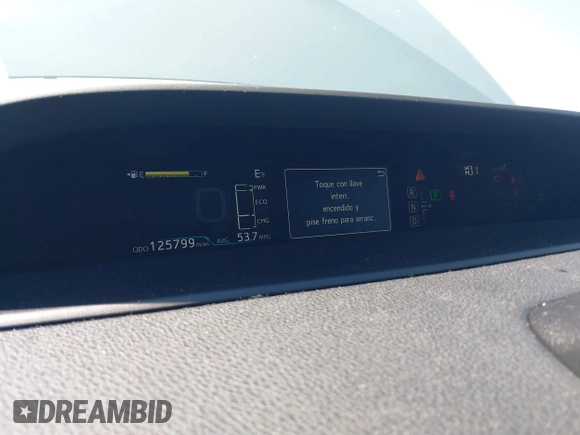 2016 Toyota Prius Four z VIN JTDKARFU0G3016597, wystawiony jako IAAI lot #42034214 z przebiegiem 125 799 mil mil oraz . Historia ofert i sprzedaży dostępna na DreamBid. Obrazek 7.