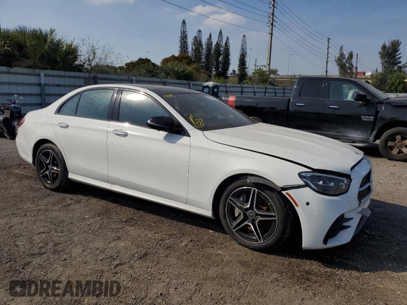 2021 Mercedes-Benz E-Class E 350 with VIN W1KZF8EB4MA908908, listed as a Copart auction lot 43335833 with Not Provided miles. Bid and sale history available at carsss.com. Image 4.