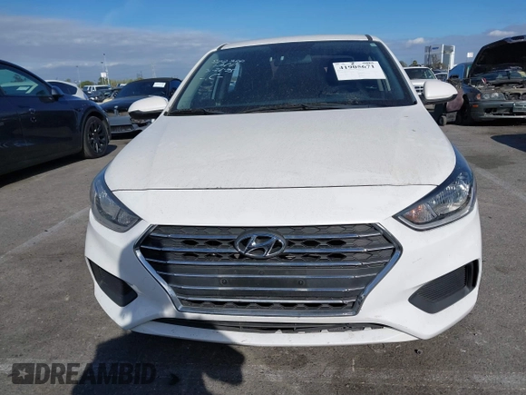 2020 Hyundai Accent SE with VIN 3KPC24A69LE108534, listed as a IAAI auction lot 41905671 with 77,278 mi miles. Bid and sale history available at carsss.com. Image 11.