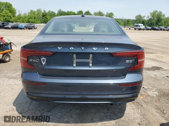 2024 Volvo S60 Plus Dark Theme with VIN 7JRL12TL7RG285605, listed as a Copart auction lot 59494665 with 12,762 mi miles and Salvage title. Bid and sale history available at DreamBid. Image 6.