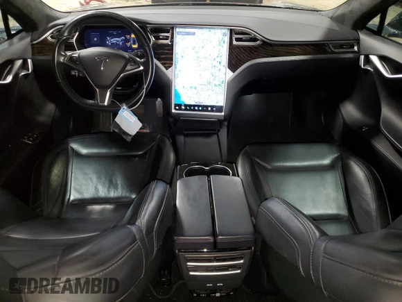 2016 Tesla Model S 70 with VIN 5YJSA1E13GF157708, listed as a Copart auction lot 57911925 with 131,606 mi miles and Clean title. Bid and sale history available at DreamBid. Image 8.