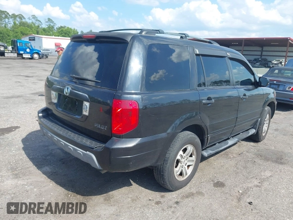 2003 Honda Pilot EX z VIN 2HKYF18653H614971, wystawiony jako IAAI lot #42294742 z przebiegiem 149 039 mil mil oraz . Historia ofert i sprzedaży dostępna na DreamBid. Obrazek 4.