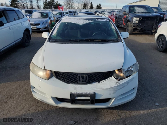 2010 Honda Civic Cpe LX with VIN 2HGFG1B69AH001093, listed as a Copart auction lot 85871954 with 291,503 mi miles and Salvage Title. Bid and sale history available at carsss.com. Image 5.