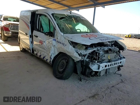 2020 Ford Transit Connect XL with VIN NM0LS7E2XL1448736, listed as a Copart auction lot 84111294 with 76,756 mi miles and Salvage title. Bid and sale history available at DreamBid. Image 10.