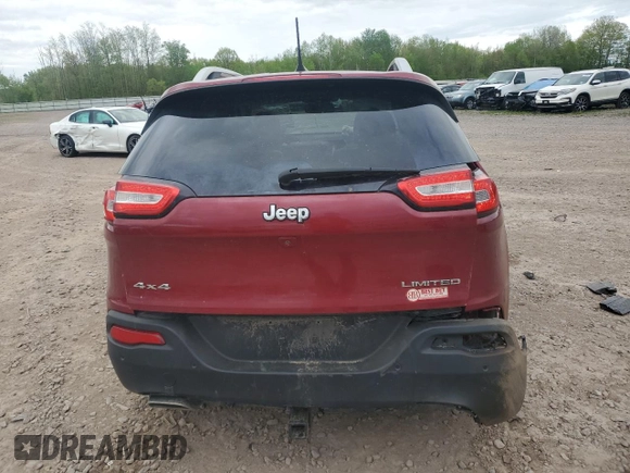 2017 Jeep Cherokee Limited z VIN 1C4PJMDS5HW515566, wystawiony jako Copart lot #56894535 z przebiegiem 179 776 mil mil oraz Szkoda całkowita • Salvage title. Historia ofert i sprzedaży dostępna na DreamBid. Obrazek 6.