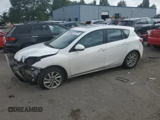 2012 Mazda 3 i Grand Touring with VIN JM1BL1M81C1649665, listed as a Copart auction lot 60550195 with 161,119 mi miles and Salvage title. Bid and sale history available at DreamBid. Image 1.