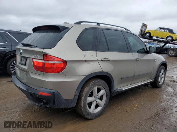 2008 BMW X5 3.0si with VIN 5UXFE43568L009580, listed as a Copart auction lot 47885775 with 147,966 mi miles and Salvage Title. Bid and sale history available at carsss.com. Image 3.