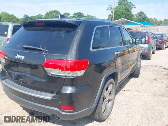 2014 Jeep Grand Cherokee Limited with VIN 1C4RJEBT6EC187548, listed as a IAAI auction lot 42210601 with 138,451 mi miles and . Bid and sale history available at DreamBid. Image 4.