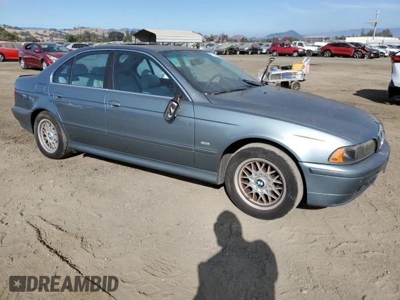 2001 BMW 5 Series 525iA with VIN WBADT43471GF57754, listed as a Copart auction lot 72114164 with 159,376 mi miles and Salvage Title. Bid and sale history available at carsss.com. Image 4.