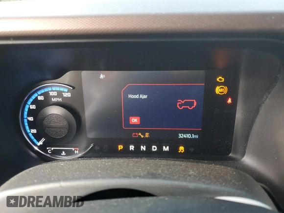 2023 Ford Bronco with VIN 1FMEE5DP5PLA95882, listed as a Copart auction lot 44057865 with 32,410 mi miles and Salvage Title. Bid and sale history available at DreamBid. Image 9.