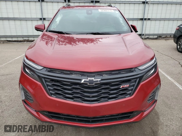 2024 Chevrolet Equinox RS with VIN 3GNAXMEG9RS221056, listed as a Copart auction lot 52902715 with 11,715 mi miles and Salvage Title. Bid and sale history available at DreamBid. Image 5.