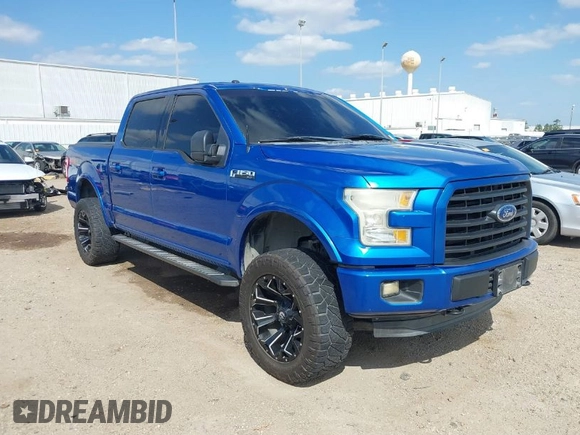 2015 Ford F-150 XLT with VIN 1FTEW1EF8FKD15133, listed as a IAAI auction lot 41763935 with 139,721 mi miles. Bid and sale history available at carsss.com. Image 1.