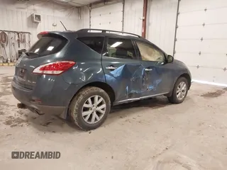 2013 Nissan Murano SV with VIN JN8AZ1MWXDW301929, listed as a IAAI auction lot 41127659 with 187,879 mi miles. Bid and sale history available at carsss.com. Image 4.