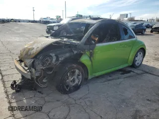 2001 Volkswagen Beetle GLX with VIN 3VWDD21C61M438883, listed as a Copart auction lot 83780344 with Not Provided miles and Salvage Title. Bid and sale history available at DreamBid. Image 1.