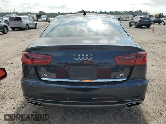 2016 Audi A6 3.0L TDI Premium Plus with VIN WAUFMAFC7GN017250, listed as a Copart auction lot 52628774 with 254,704 mi miles. Bid and sale history available at carsss.com. Image 6.