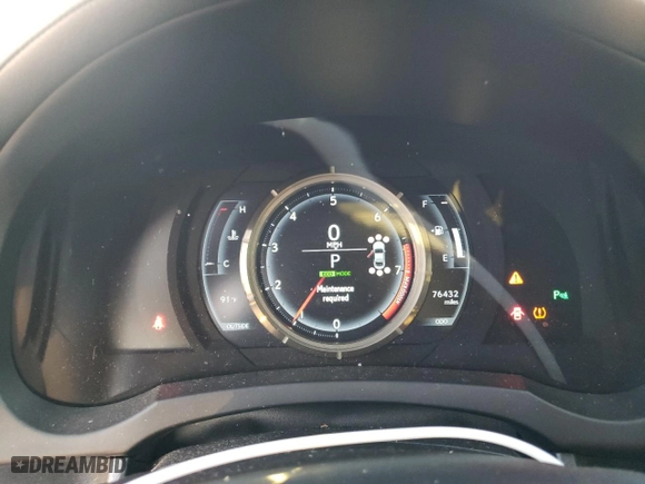 2015 Lexus RC 350 with VIN JTHHE5BC3F5004532, listed as a Copart auction lot 73953314 with 76,432 mi miles and Salvage Title. Bid and sale history available at carsss.com. Image 9.