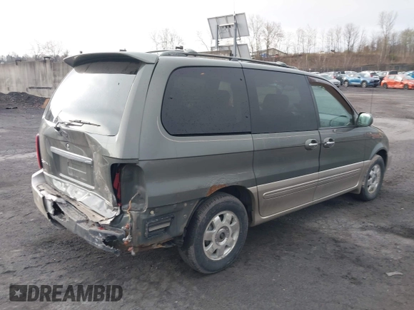 2003 Kia Sedona LX with VIN KNDUP131636378834, listed as a IAAI auction lot 42016556 with 88,751 mi miles and . Bid and sale history available at DreamBid. Image 4.