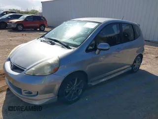 2007 Honda Fit Sport with VIN JHMGD37687S056585, listed as a IAAI auction lot 41969973 with 138,387 mi miles. Bid and sale history available at carsss.com. Image 2.