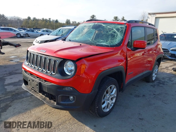 2017 Jeep Renegade Altitude with VIN ZACCJBBB7HPF99635, listed as a IAAI auction lot 41722246 with 64,749 mi miles and . Bid and sale history available at DreamBid. Image 6.