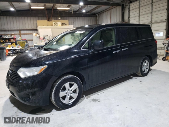 2013 Nissan Quest LE with VIN JN8AE2KP5D9063886, listed as a Copart auction lot 43805805 with 187,942 mi miles and Clean title. Bid and sale history available at DreamBid. Image 1.