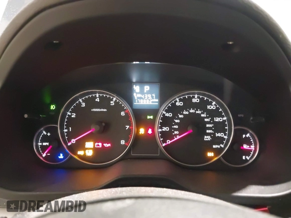 2013 Subaru Outback Premium with VIN 4S4BRCBC8D3319590, listed as a IAAI auction lot 41650396 with 178,882 mi miles and . Bid and sale history available at DreamBid. Image 7.