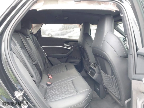 2023 Audi e-tron S Prestige with VIN WA1VCBGE4PB017662, listed as a IAAI auction lot 41415823 with 9179 miles. Bid and sale history available at carsss.com. Image 8.