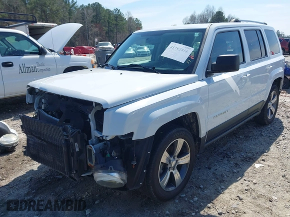 2017 Jeep Patriot High Altitude with VIN 1C4NJPFAXHD161987, listed as a IAAI auction lot 41792850 with 89,526 mi miles and . Bid and sale history available at carsss.com. Image 18.