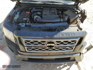 2024 Nissan Frontier SV with VIN 1N6ED1EJ7RN619225, listed as a Copart auction lot 45766745 with 17,890 mi miles and Salvage Title. Bid and sale history available at carsss.com. Image 12.