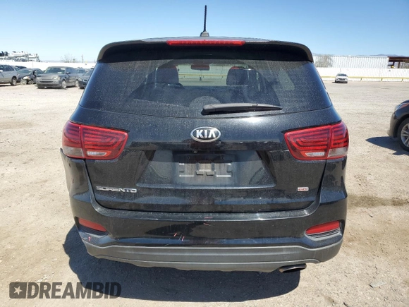 2019 Kia Sorento LX with VIN 5XYPG4A33KG582537, listed as a Copart auction lot 50652255 with 85,524 mi miles and Salvage Title. Bid and sale history available at carsss.com. Image 6.