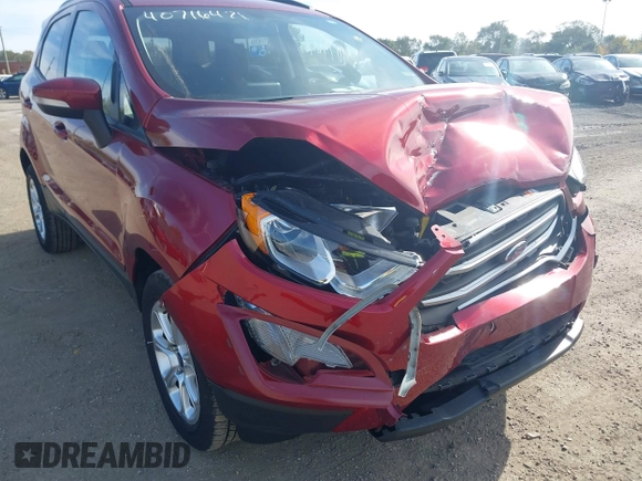 2020 Ford EcoSport SE with VIN MAJ6S3GL5LC324432, listed as a IAAI auction lot 40716421 with 25,545 mi miles and . Bid and sale history available at carsss.com. Image 6.