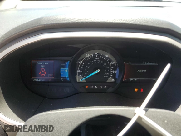 2020 Ford Edge SEL with VIN 2FMPK3J97LBB46899, listed as a Copart auction lot 58122775 with 46,893 mi miles and Salvage title. Bid and sale history available at DreamBid. Image 9.