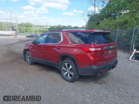 2018 Chevrolet Traverse LT z VIN 1GNEVHKW6JJ184290, wystawiony jako IAAI lot #42176919 z przebiegiem 103 835 mil mil oraz . Historia ofert i sprzedaży dostępna na DreamBid. Obrazek 3.