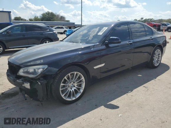 2014 BMW 7 Series 750i xDrive with VIN WBAYB6C53ED225212, listed as a Copart auction lot 71866424 with 122,567 mi miles and Salvage Title. Bid and sale history available at carsss.com. Image 1.