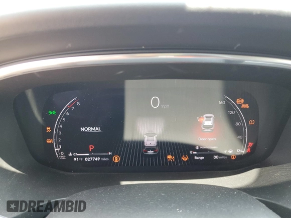 2024 Acura MDX Advance with VIN 5J8YE1H83RL034080, listed as a Copart auction lot 57680315 with 27,749 mi miles and Salvage title. Bid and sale history available at DreamBid. Image 9.