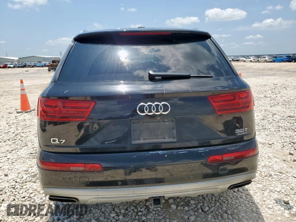 2017 Audi Q7 Prestige with VIN WA1VAAF79HD020632, listed as a Copart auction lot 60118155 with 144,250 mi miles and Salvage title. Bid and sale history available at DreamBid. Image 6.