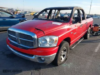 2008 Dodge Ram 1500 SLT with VIN 1D7HA18298S513409, listed as a IAAI auction lot 40988733 with 0 mi miles. Bid and sale history available at carsss.com. Image 2.