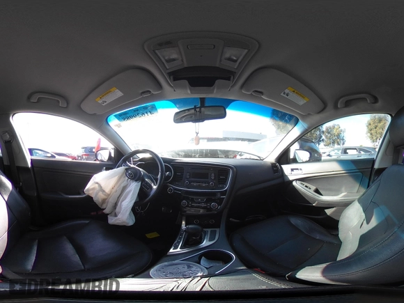 2015 Kia Optima SX Turbo with VIN 5XXGR4A67FG517902, listed as a IAAI auction lot 41629985 with 1 mi miles. Bid and sale history available at carsss.com. Image 21.
