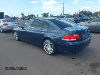 2008 BMW 7 Series 750Li with VIN WBAHN83548DT83470, listed as a IAAI auction lot 41071244 with 106,064 mi miles and . Bid and sale history available at DreamBid. Image 3.