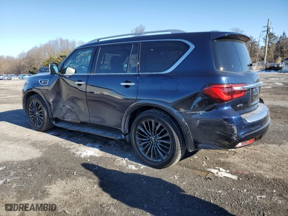 2024 Infiniti QX80 SENSORY with VIN JN8AZ2BE4R9327450, listed as a Copart auction lot 42484215 with 15,044 mi miles and Salvage Title. Bid and sale history available at carsss.com. Image 2.