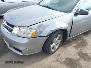 2013 Dodge Avenger SE with VIN 1C3CDZABXDN645208, listed as a IAAI auction lot 41187722 with 81,508 mi miles and . Bid and sale history available at carsss.com. Image 6.