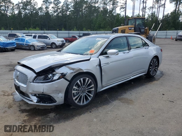 2018 Lincoln Continental Reserve with VIN 1LN6L9RP1J5611452, listed as a Copart auction lot 57516865 with Not provided miles and Salvage title. Bid and sale history available at DreamBid. Image 1.