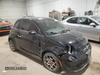 2013 FIAT 500 Turbo with VIN 3C3CFFHHXDT594361, listed as a Copart auction lot 85491244 with 49,619 mi miles and Salvage Title. Bid and sale history available at carsss.com. Image 4.