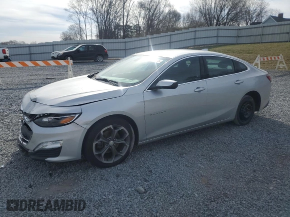 2020 Chevrolet Malibu LT with VIN 1G1ZD5ST2LF125592, listed as a Copart auction lot 46145835 with 76,616 mi miles and Salvage Title. Bid and sale history available at carsss.com. Image 1.