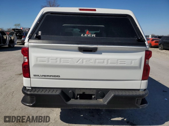 2023 Chevrolet Silverado 1500 Work Truck with VIN 3GCNAAEK6PG361693, listed as a Copart auction lot 50543525 with 152,226 mi miles and Clean Title. Bid and sale history available at carsss.com. Image 6.