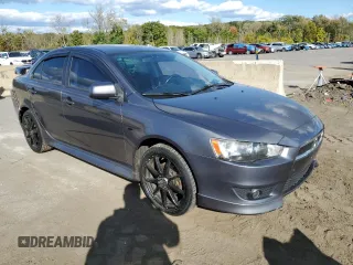 2010 Mitsubishi Lancer GTS with VIN JA32U8FW9AU024586, listed as a Copart auction lot 74710514 with 92,534 mi miles and Salvage Title. Bid and sale history available at DreamBid. Image 4.