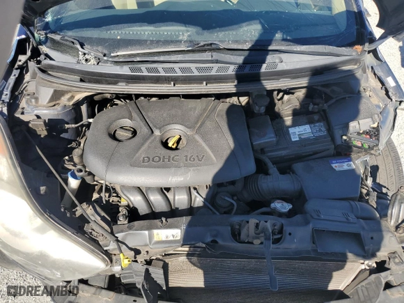 2013 Hyundai Elantra Limited with VIN KMHDH4AEXDU527744, listed as a Copart auction lot 49675565 with 141,556 mi miles and Salvage Title. Bid and sale history available at carsss.com. Image 11.