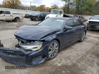 2021 Audi A6 Premium Plus with VIN WAUE3AF29MN059629, listed as a Copart auction lot 84562534 with 27,813 mi miles and Salvage Title. Bid and sale history available at carsss.com. Image 1.