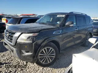2022 Nissan Armada SL with VIN JN8AY2BA9N9393941, listed as a Copart auction lot 82236044 with 57,647 mi miles and Clean Title. Bid and sale history available at carsss.com. Image 1.