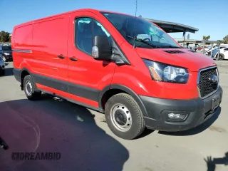 2024 Ford Transit Cargo with VIN 1FTYE1Y85RKA14658, listed as a Copart auction lot 47059425 with 8,418 mi miles and Clean Title. Bid and sale history available at carsss.com. Image 4.