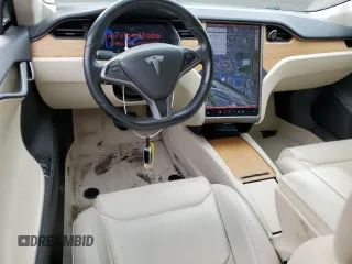 2018 Tesla Model S 75D with VIN 5YJSA1E20JF269303, listed as a Copart auction lot 47971925 with 112,181 mi miles and Salvage title. Bid and sale history available at DreamBid. Image 8.